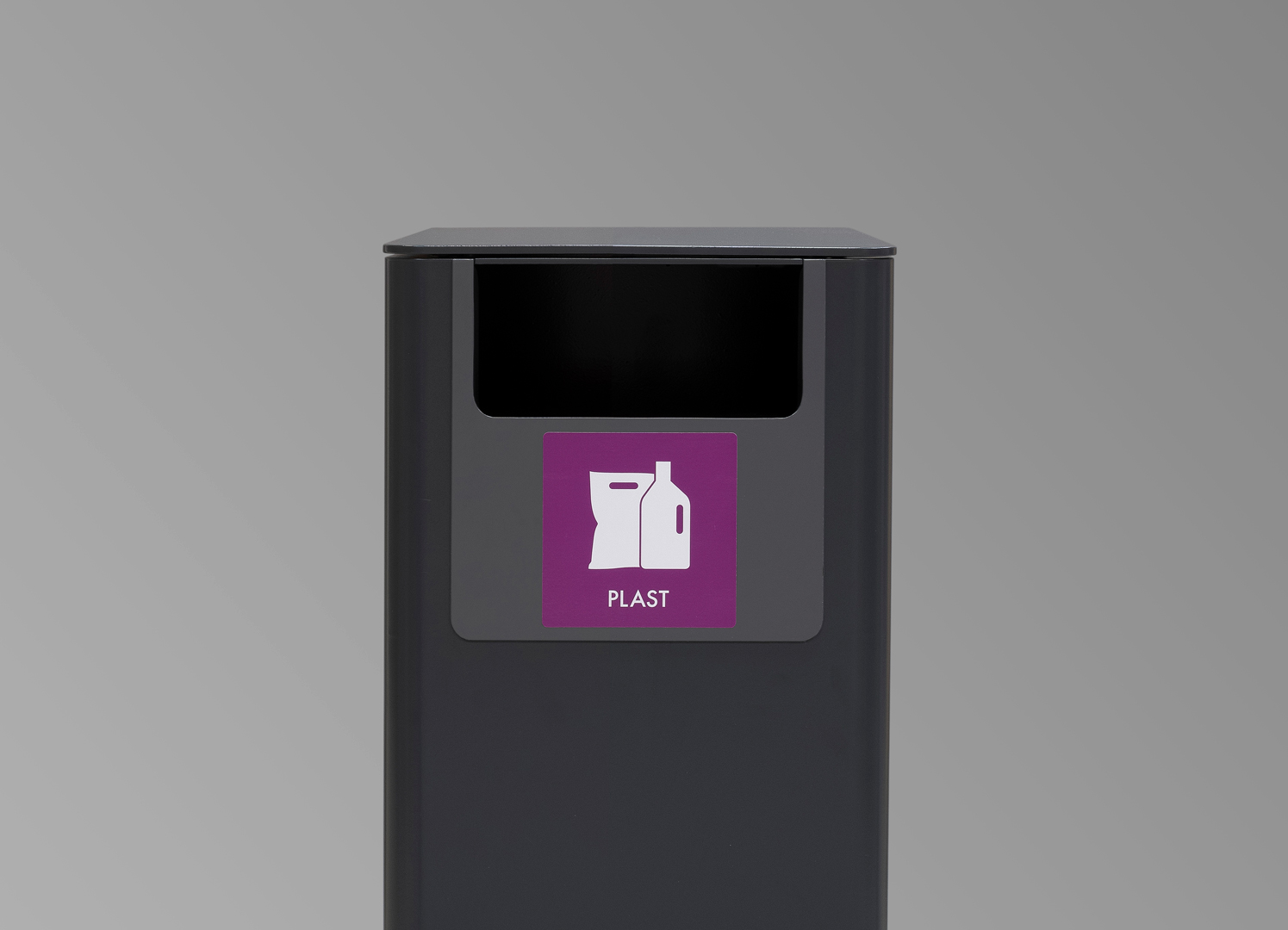 Litter bin for waste sorting in public spaces