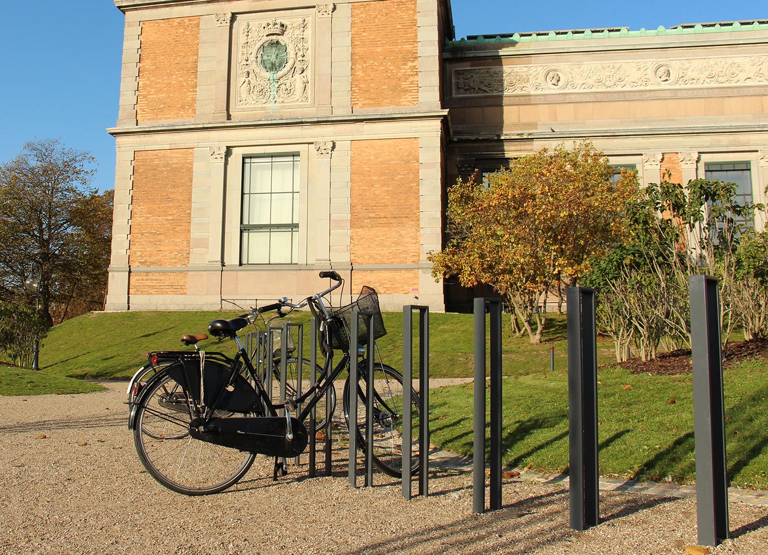 Bicycle bollard in Nordic design